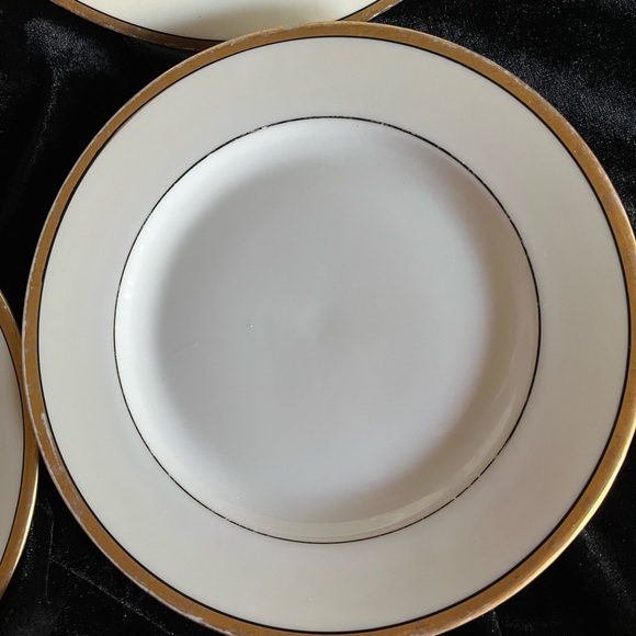 Paul Mueller Selb Bavaria fine china. Set of four dessert plates 1920’s - Picture 3 of 11